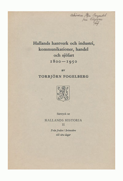 Hallands hantverk och industri, kommunikationer,…