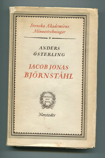 Jacob Jonas Björnståhl. Minnesteckning.