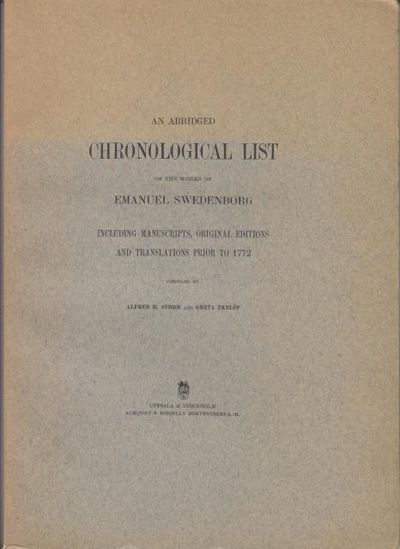 An abridged chronological list of the works of…