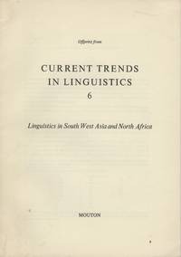 Iran and Afghanistan (Reprint from Current Trends in Linguistics 6 : Linguistics in South West...