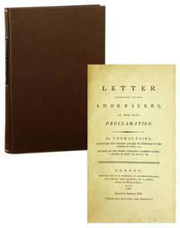 Letter Addressed to the Addressers, on the Late Proclamation