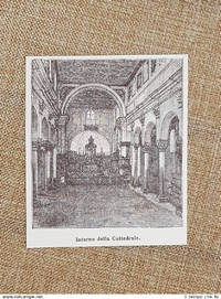 La Cattedrale di Otranto nell'800 L'interno Lecce Puglia