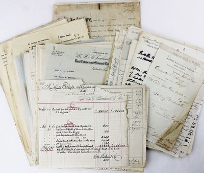 [Archive of Manuscript and Typed Letters, Documents, Maps, and Plans Retained by New York Attorney Thomas Hewitt, Pertaining to Various Texas Land Matters, Mainly in Galveston]