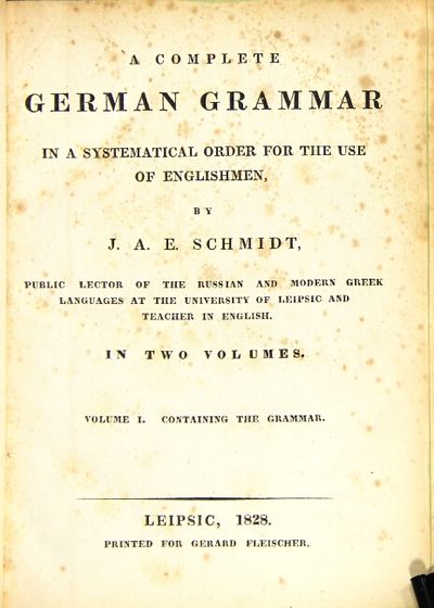 German Grammar In Use