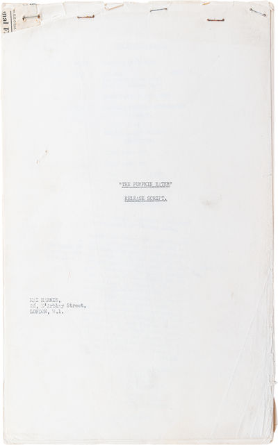 The Pumpkin Eater; the Release Script