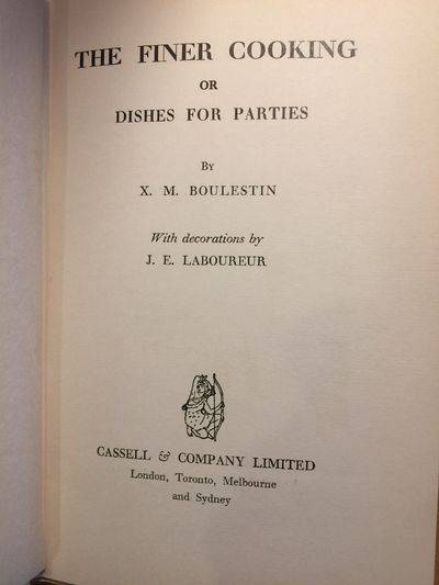 THE FINER ART OF COOKING