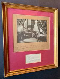 Original 1886 Photograph of Franz Liszt in His Study