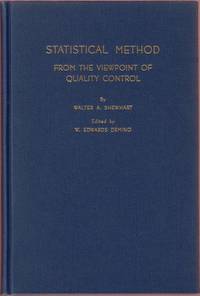 Statistical Method from the Viewpoint of Quality Control