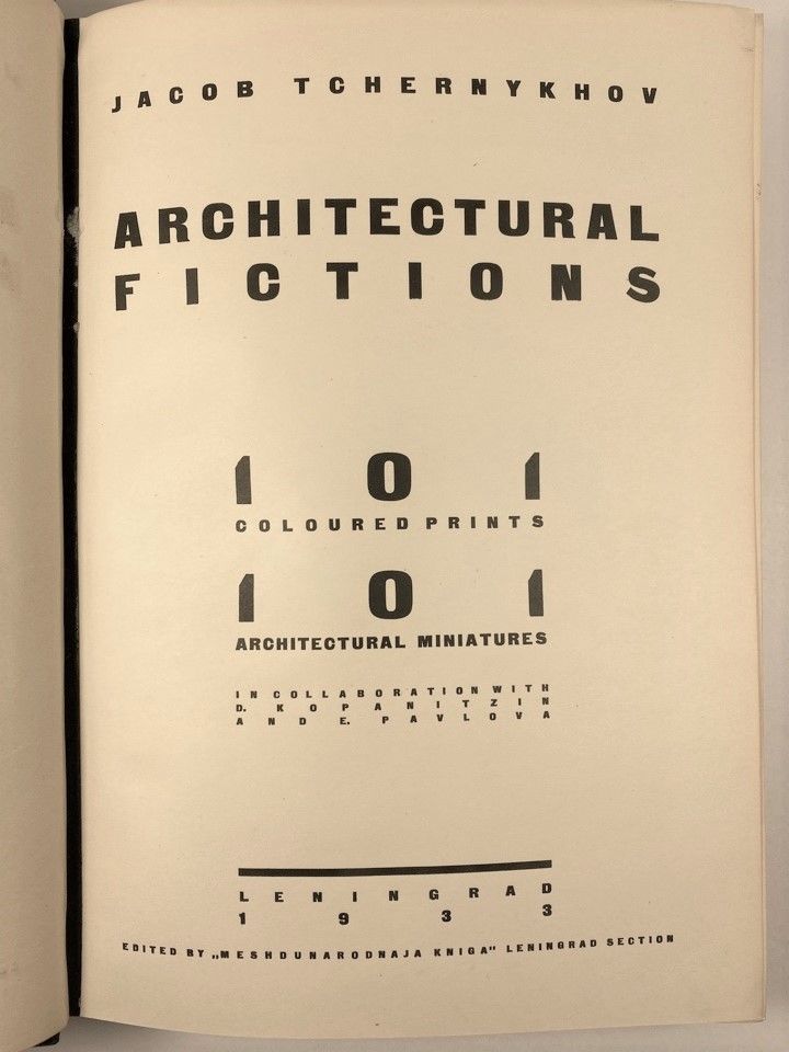Arkhitekturnie fantasii [ Architectural fantasies]. by