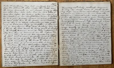 Manuscript Diary of Boston Petroleum Pioneer, Joshua Merrill, kept while traveling in Europe for pleasure and business, 1868