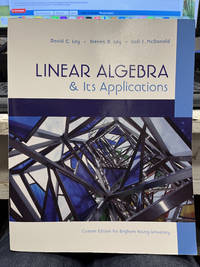 Linear Algebra & Its Applications