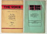 The Voice: A Quarterly Magazine of Verse (2 ISSUES)