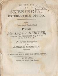 Dissertatio de Skeningia, Ostrogothiæ oppido,…
