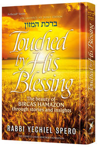 cover of Touched by His Blessing The Beauty of Bircas HaMazon through Stories and Insights
