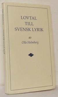 Lovtal till svensk lyrik. Artiklar ur Dagens…