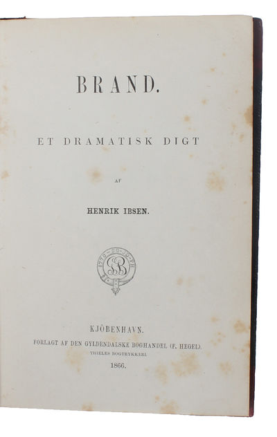 Brand. Et dramatisk Digt.