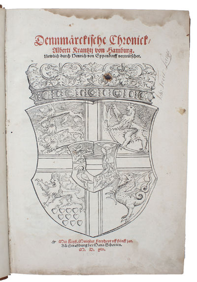 Dennemärckische Chronick. Newlich durch Henrich von Eppendorff verteütschet. (photo 2)