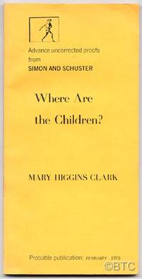 New York: Simon & Schuster, 1975. Softcover. Fine. First edition. Uncorrected Proof. Tall wrappers. ...