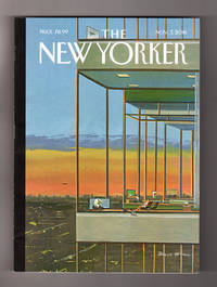 image of The New Yorker - November 7, 2016. Bruce McCall Cover, "Glass Houses". Laura Dern; Hindus for Trump; Adrift; Liu Yiqian Art Museums in China; Trump's American Girl Dolls; Anti-Trump Pastor; Kenneth Lonergan & Hollywood; William Tell at the Met; Hacksaw Ridge; Kerry James Marshall