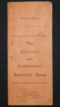 The Dairyman's and Creameryman's Account Book