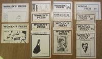 WOMEN'S PRESS: A WOMEN'S NEWS JOURNAL. 14 issues