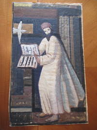 Original Tempera Painting: Study For A Modernist Mural Of "John