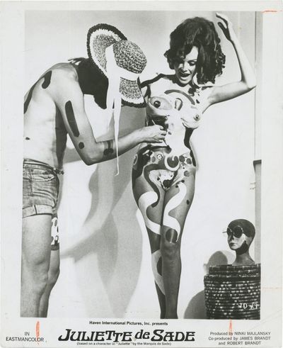 Juliette de Sade (Two original photographs from the 1969 film)