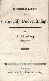 Förberedande kunskap vid geografisk undervisning.