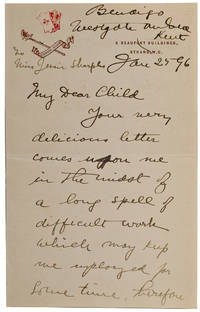 Autograph Letter Signed to a Child Requesting a Sketch