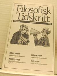 Filosofisk tidskrift nr 1/1988.