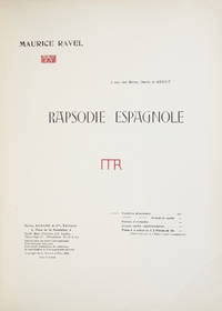 Rapsodie Espagnole... a mon cher Maitre, Charles de Bériot. [Full score]