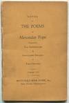 Notes on The Poems of Alexander Pope: Prepared by The Instructors in Sophomore English in Yale College