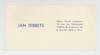 Exhibition postcard: Jan Dibbets (opens 3 February 1972)