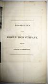 View Image 1 of 5 for PROSPECTUS OF THE MISSOURI IRON COMPANY. WITH THE ACTS OF INCORPORATION Inventory #30091