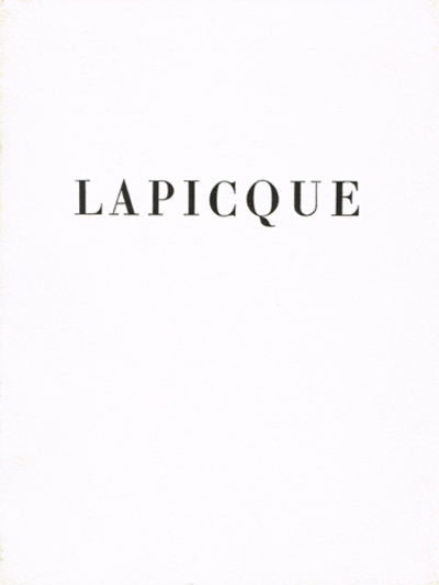 Peinture récentes de Lapicque.