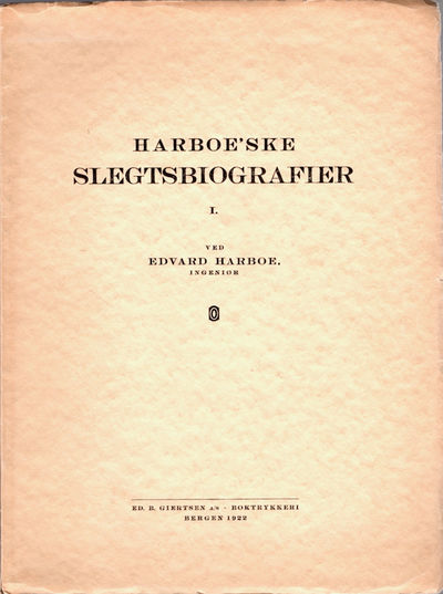 Harboe'ske slegtsbiografier. Amtmandinde Harboe,…