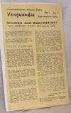 Vanguardia vol. 1, #4, September 1970: Crumbs and repression; San Antonio Bond Program 1970