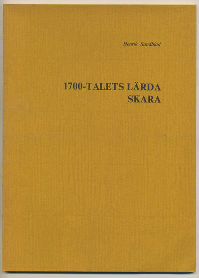 1700-talets lärda Skara. Ur Skara II 1700-1790.