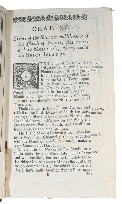 Modern History: or, the Present State of all Nations. Describing their respective Situations, Persons, Habits, Buildings (...) Vol. 2. Which contains the State of the Islands of Amboyna, Banda, and the Molucca's, where the Spices grow; and shews how... (photo 4)