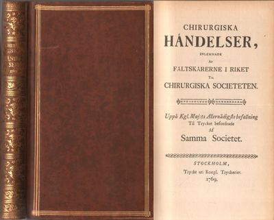 CHIRURGISKA HÄNDELSER, INLEMNADE AF FÄLTSKÄRARNE…