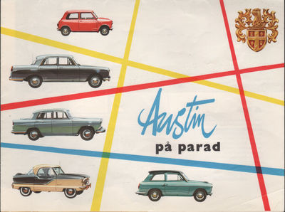 AUSTIN PÅ PARAD. A40 FUTURA / 850 / A55 CAMBRIDGE…
