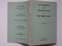 An introduction to the historical study of new high German by Kirk, Arthur - 1966