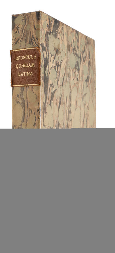 Opuscula quædam latina, Epistola I, cujus nova hæc editio prioribus est emendatior. Epistola II. Quinque libri epigrammatum. (photo 2)