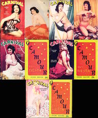 Carnival (5 vintage British pin-up magazines, 1958-59) by Various - 1958-59