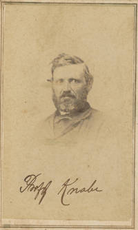 Signed Carte-de-Visite of Gustav Knabe, Civil War Musician and Music Professor in Tennessee, c. 1870s