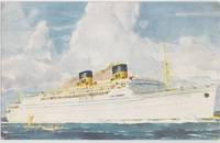 Matson Lines Luxury Liner Lurline, unused Postcard