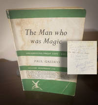 cover of THE MAN WHO WAS MAGIC - Subtitled A Fable of Innocence. Uncorrected proof Signed