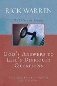 image of God's Answers to Life's Difficult Questions Study Guide