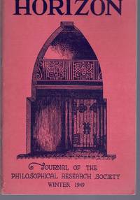 cover of HORIZON: JOURNAL OF THE PHILOSOPHICAL RESEARCH SOCIETY, WINTER 1949