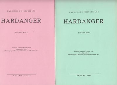 Hardanger. Tidsskrift. Utgitt av Hardanger…